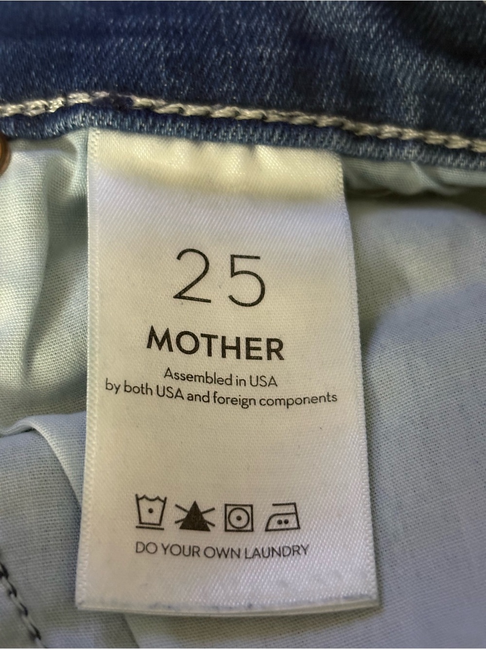 MOTHER Women’s Sz 25 The Runaway Step Fray Jeans in A Night in Havana wash - Picture 8 of 11